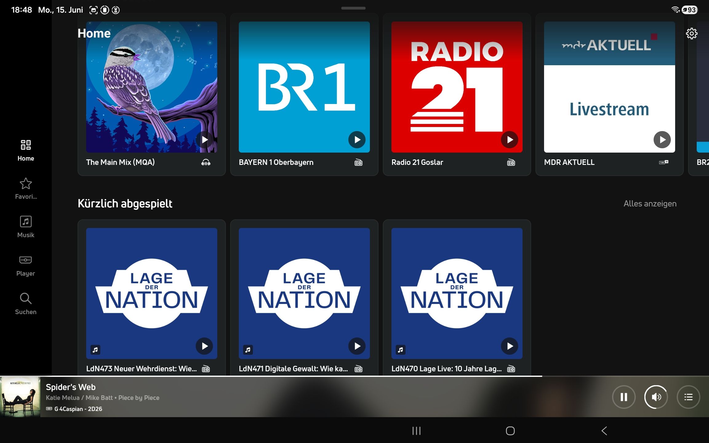 Caspian 4 G Streaming Podcasts